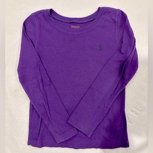 Polo Ralph Lauren long sleeve t-shirt. Size 6.